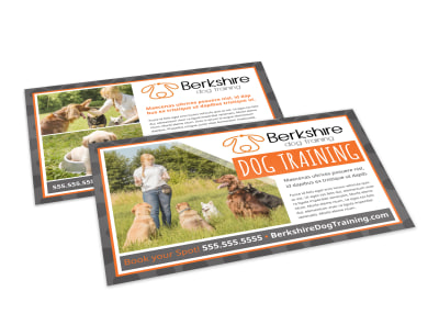 Dog Training Postcard Template 47lkjg2a8y preview
